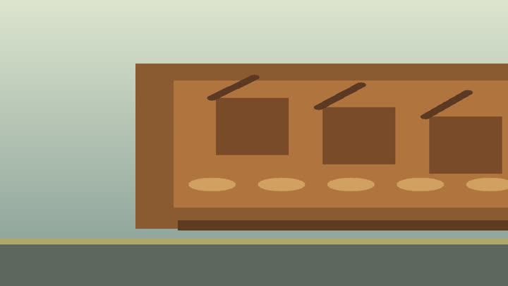 Dongyang woodcarving process with design drawing, chisels, mallet, relief layers, sanding tools, and carved panel