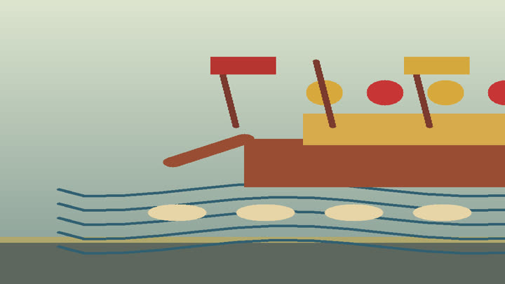 Ong Chun Wangkang preparation table with ritual boat frame, paper colors, incense, drums, and route notes
